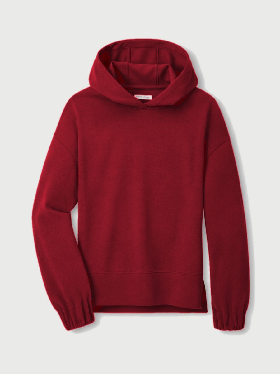 Crimson Fleece Hoodie